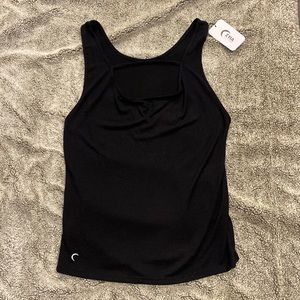 Zyia Black Lounge Boyfriend Sweater Tank